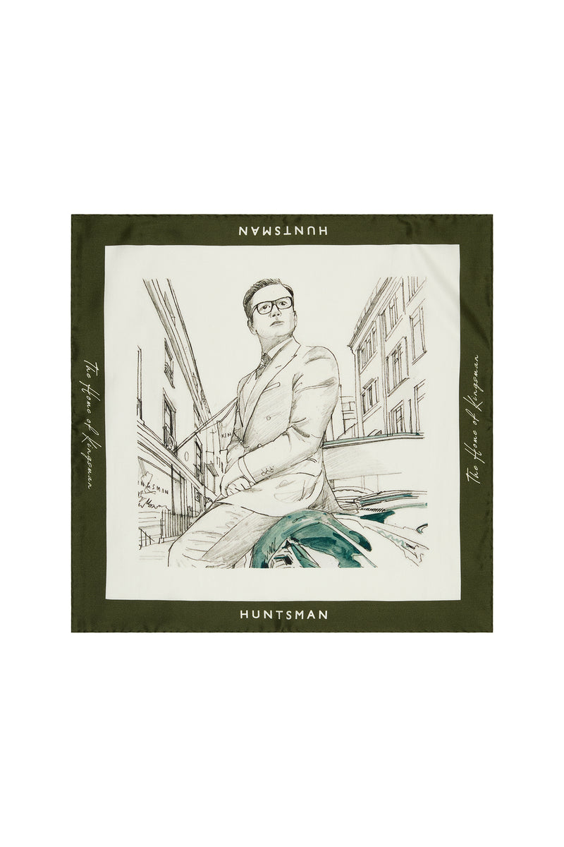 The Home of Kingsman 10 Year Anniversary Pocket Square